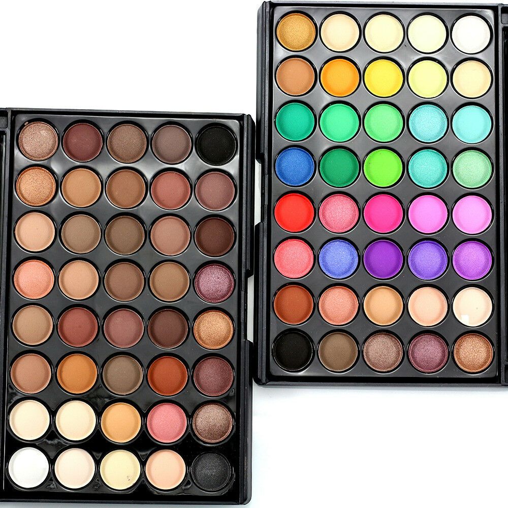 Beauty Book Makeup Kit - Professionelle 40-Farben Wasserfeste Lidschatten-Mischpalette Make-up Matt