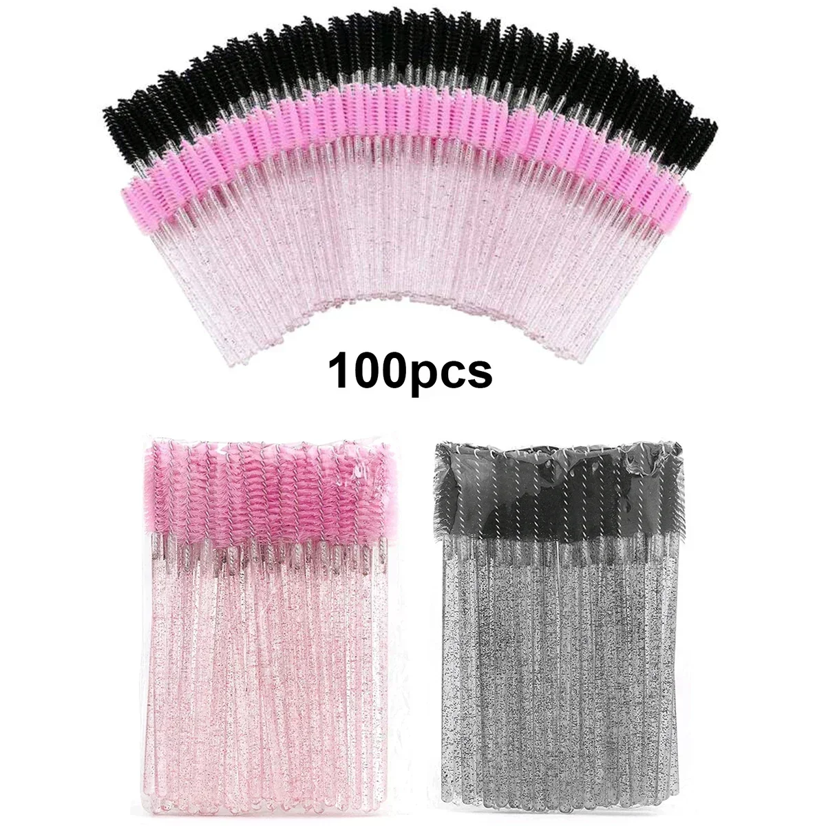 Beauty Makeup Brands - Großhandel 100 Stück Einweg-Wimpernbürsten Spoolies Micro
