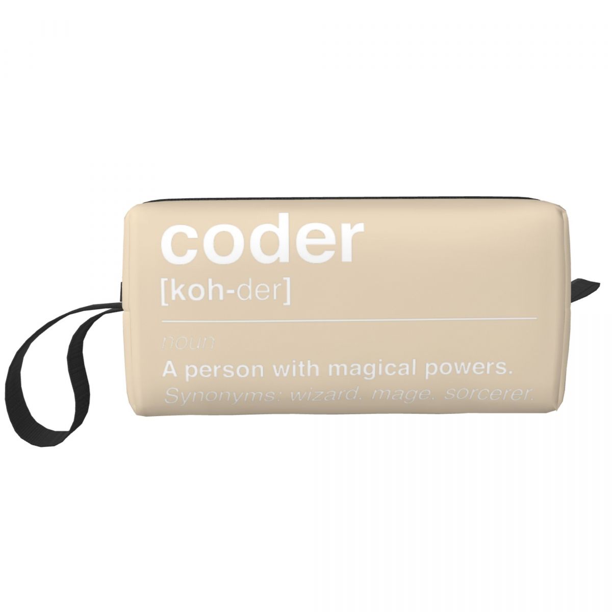 Beauty Makeup Definition - Coder Definition Make-up-Tasche, Kosmetik-Organizer, Aufbewahrungstasche, Dopp-Kit,