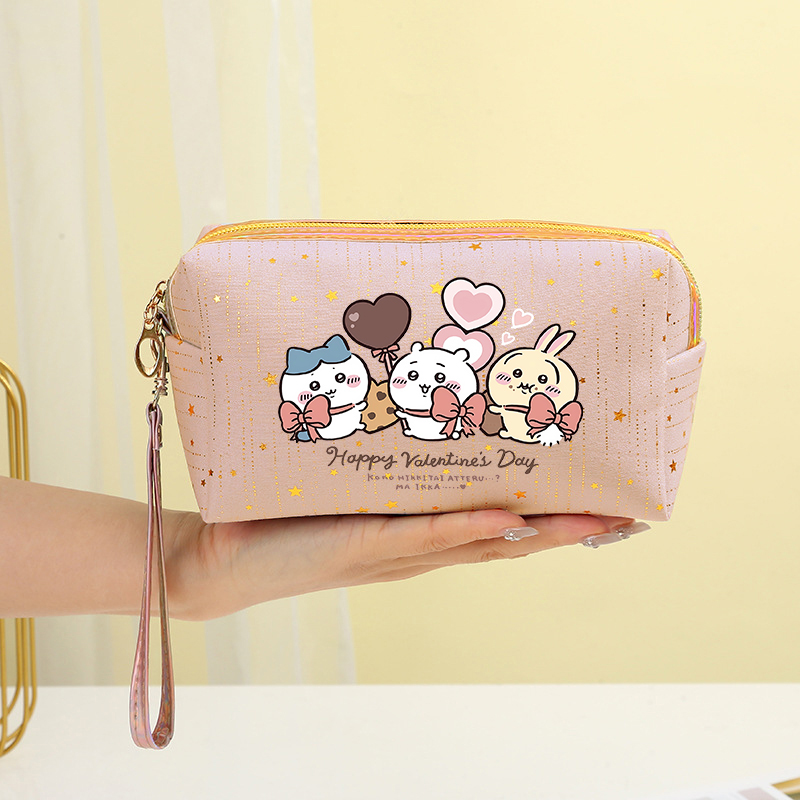 Beauty Preservation Makeup Bag - Chiikawas Hachiware Usagi Make-up-Tasche, Kawaii Cartoon-Kosmetiktasche