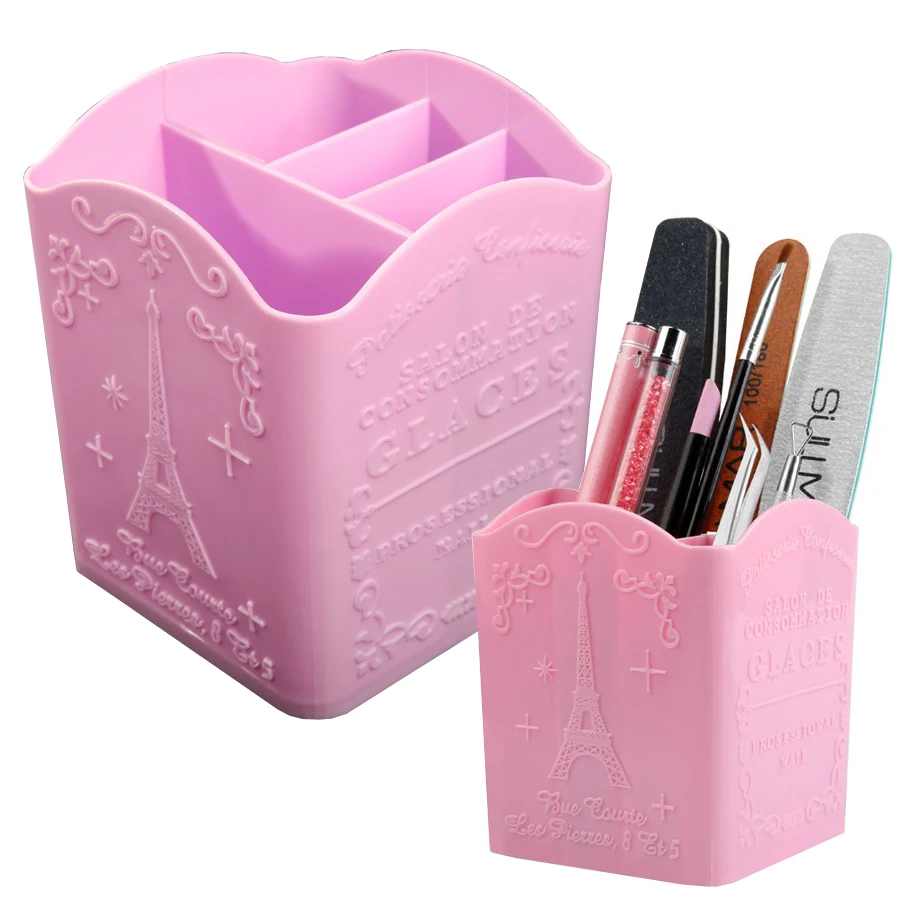Beauty Makeup Brands - Nail Art Pinselhalter mit 4 Fächern,