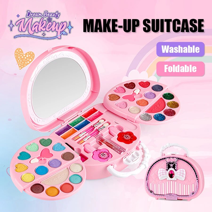Beauty Makeup Kit For Kids - Schönheitsspielzeug für Kinder, Make-up-Set, kleine Tasche,