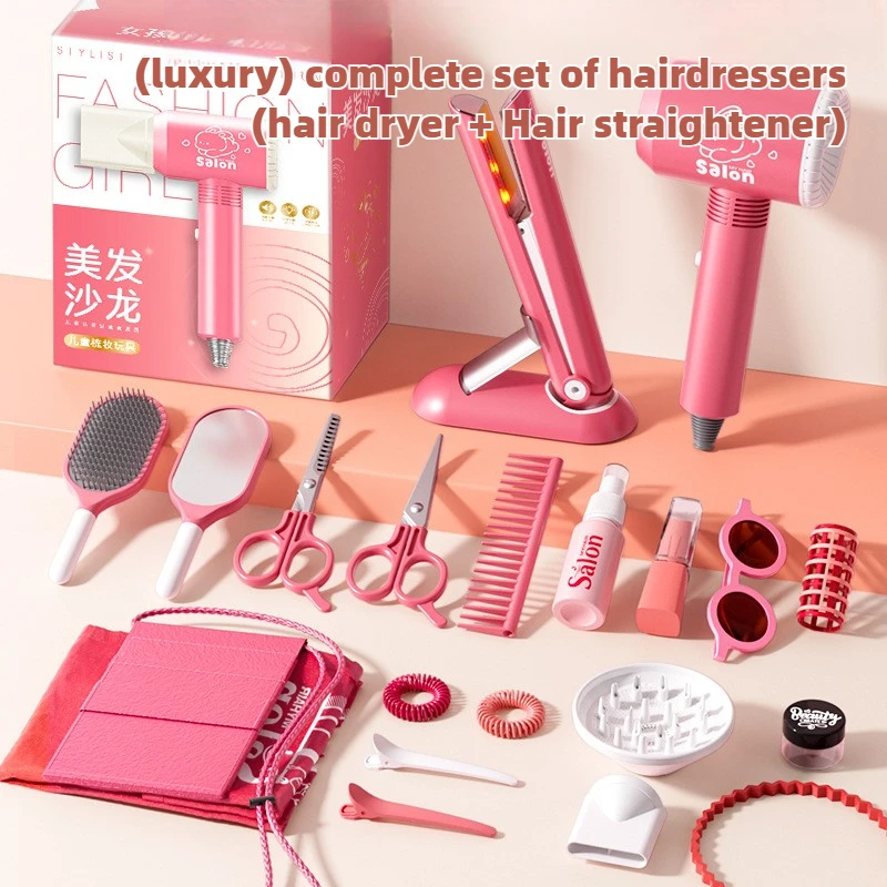 Beauty Makeup Kit For Kids - Mädchen Schönheit Salon Set Kinder Haar