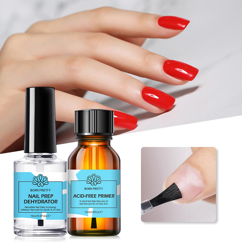 Nail Dehydrator Primer - BORN PRETTY Nagel-Primer und Nagel-Präparier-Dehydrator 15ml