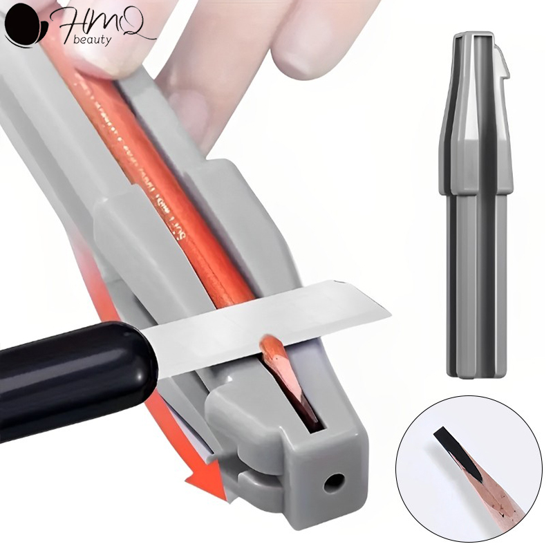 Eyebrow Pomade Pencil - Neues Design Augen-Make-up Bleistiftspitzer Präzises Augenbrauen-Kosmetik-Schärfwerkzeug
