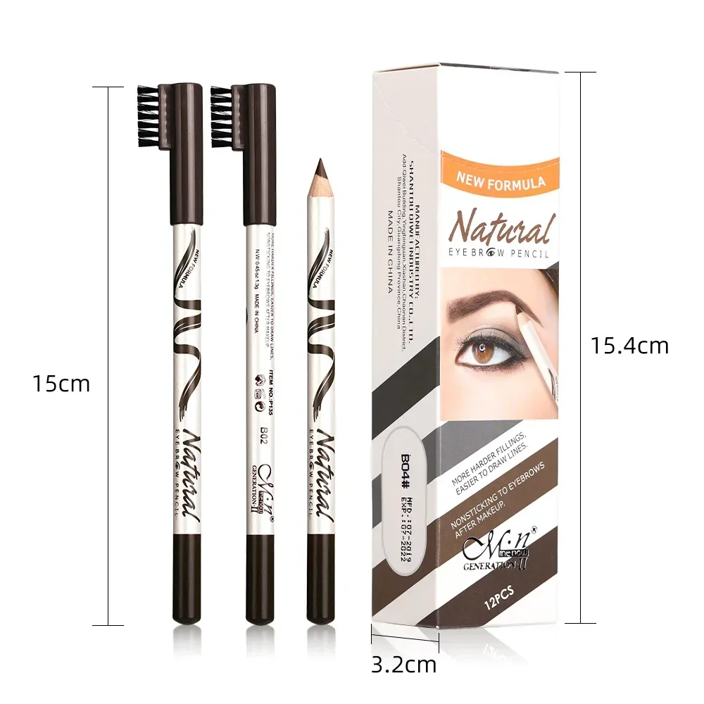 Eyebrow Pomade Pencil - Koreanisches Make-up Menow Augenbrauenstift Augenbrauenmarker Wasserdichtes