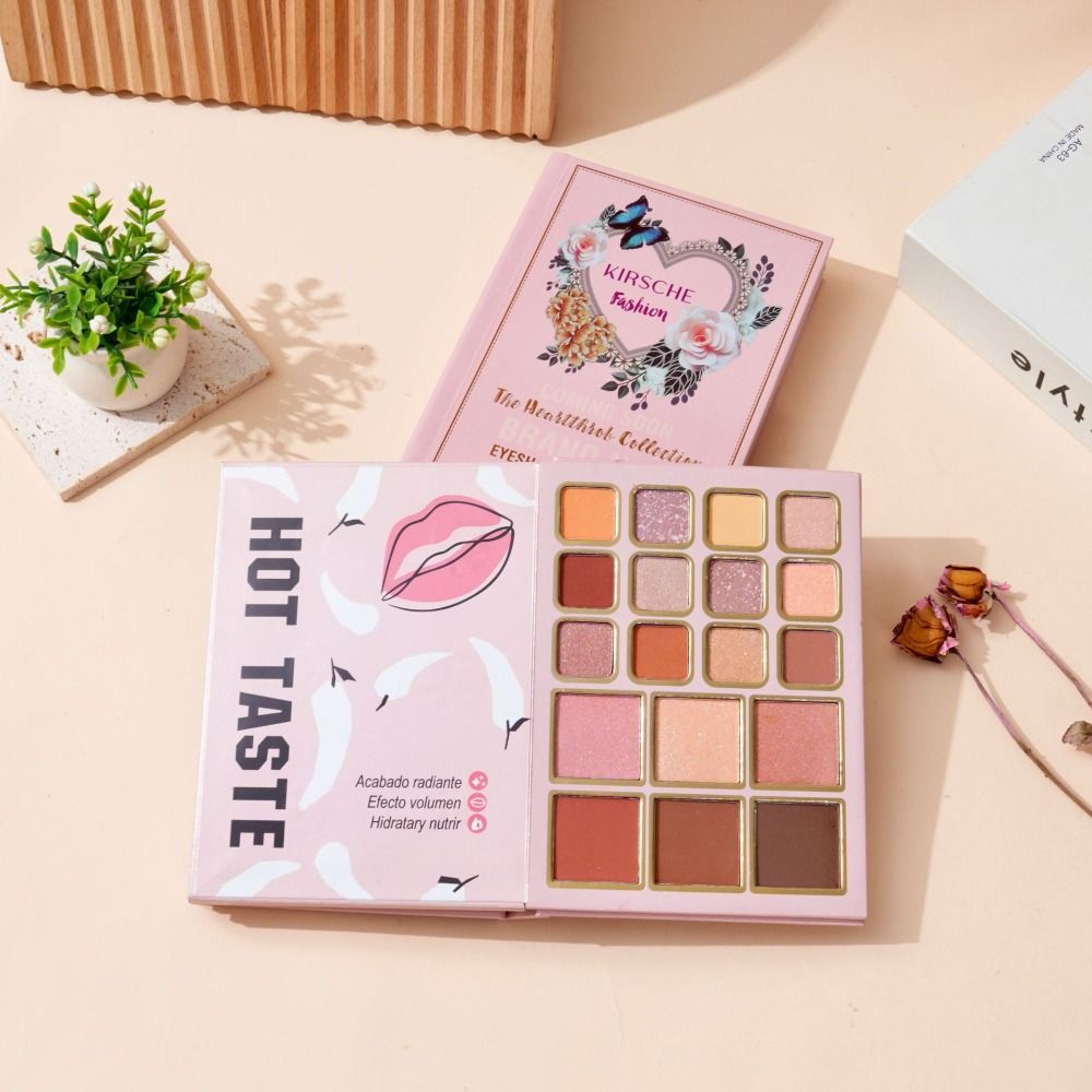Beauty Book Makeup Kit - Neue Matte Make-up-Palette in Buchform, Langanhaltender
