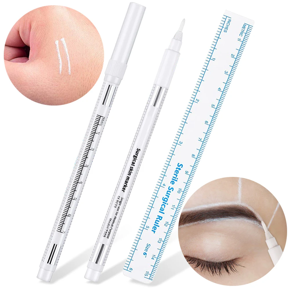 Eyebrow Pomade Pencil - 1set Marker Augenbraue Tattoo Stift mit