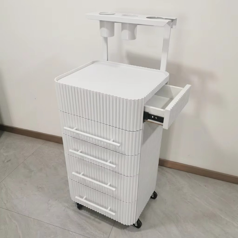 Beauty Makeup Shop - Einfacher und Stilvoller Friseursalon-Werkzeugschrank Schönheits-Make-up-Aufbewahrung Salon-Trolley