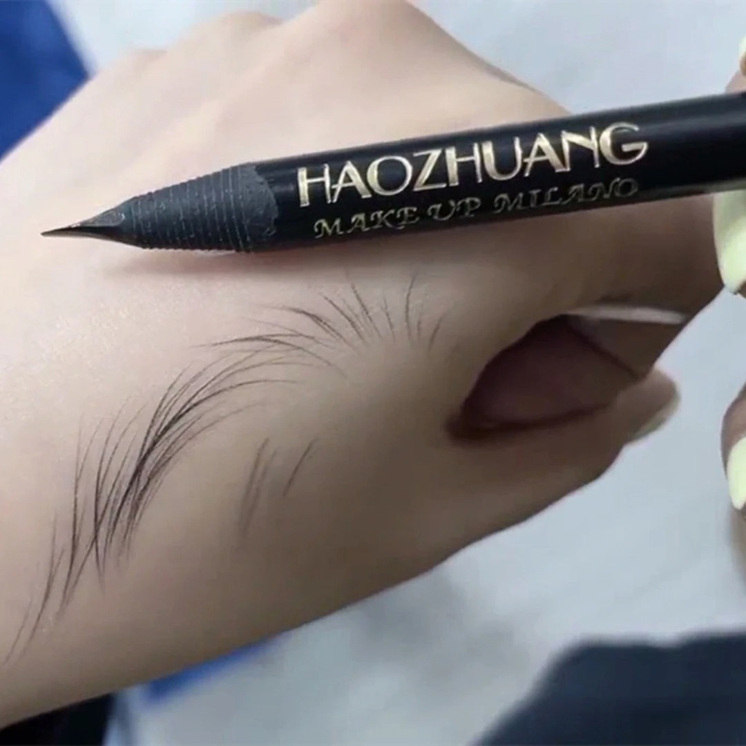 Eyebrow Pomade Pencil - HAOZHUANG Augenbrauenstift Schwarz Make-up Hochwertiger Wild-Line