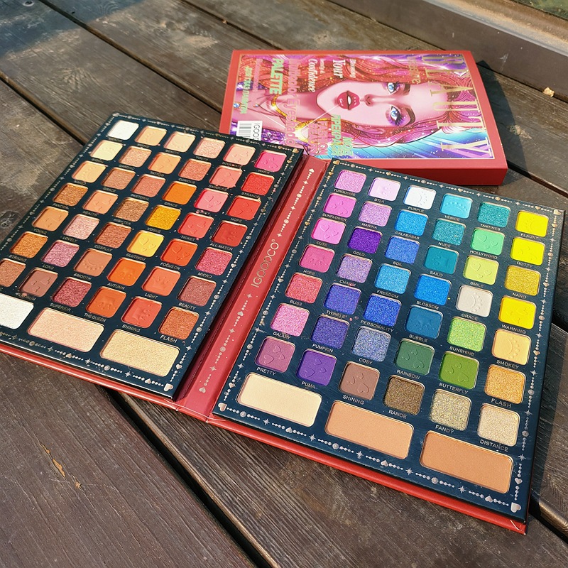 Beauty Book Makeup Kit - 90 matte Lidschatten-Palette Schimmer Glitter Lidschatten