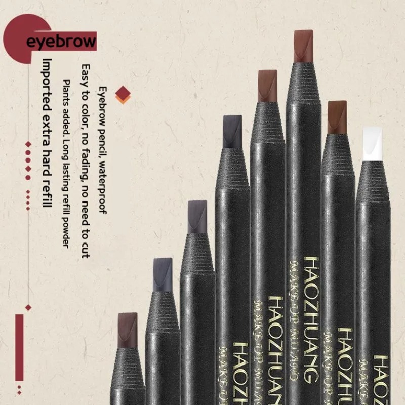 Eyebrow Pomade Pencil - 5PCS Haozhuang Augenbrauenstift Braun Großhandel Kosmetik
