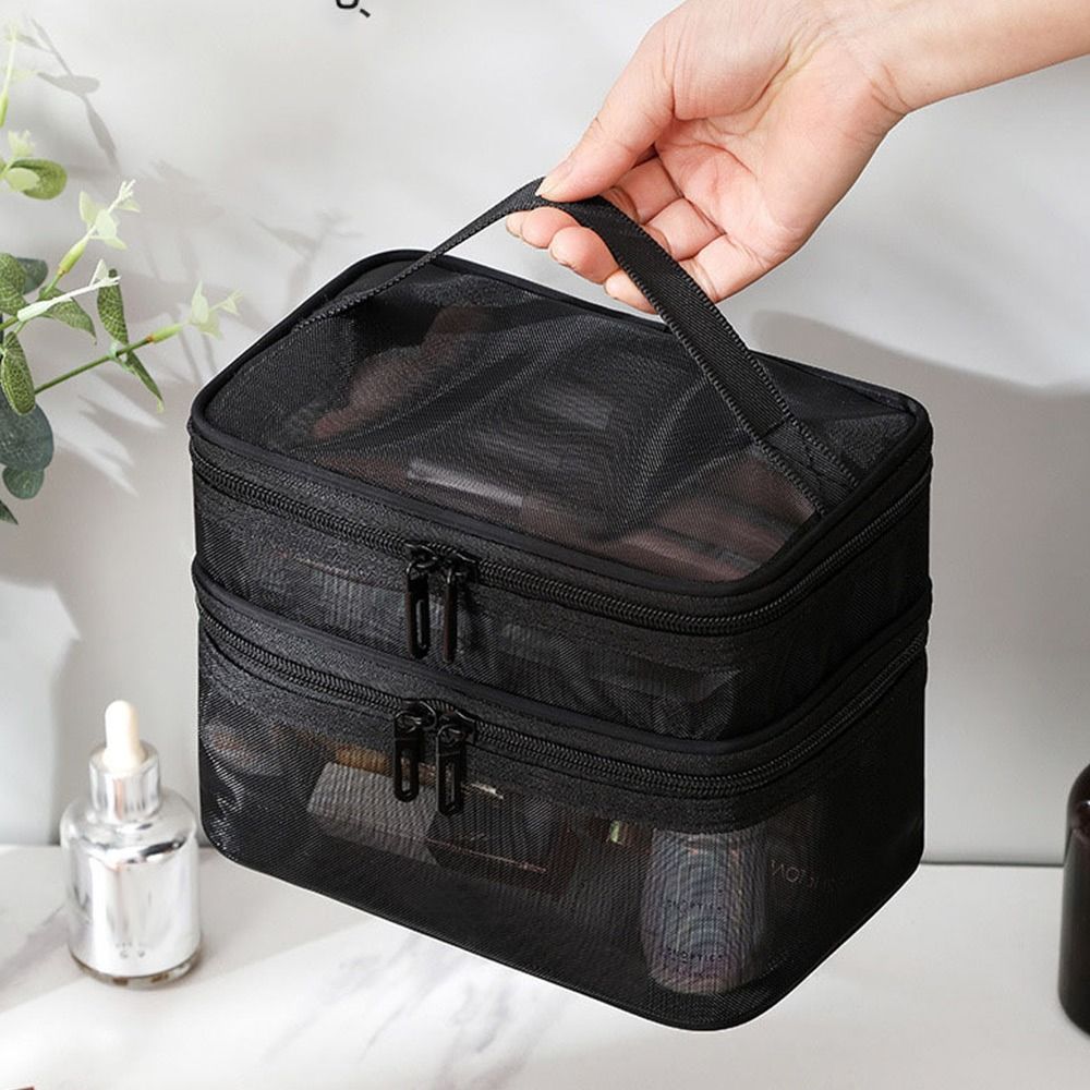 Modische transparente Netz-Rei – Beauty Preservation Makeup Bag Bewertung und Preis