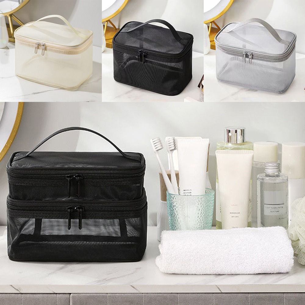 Modische transparente Netz-Rei – Beauty Preservation Makeup Bag Bewertung und Preis