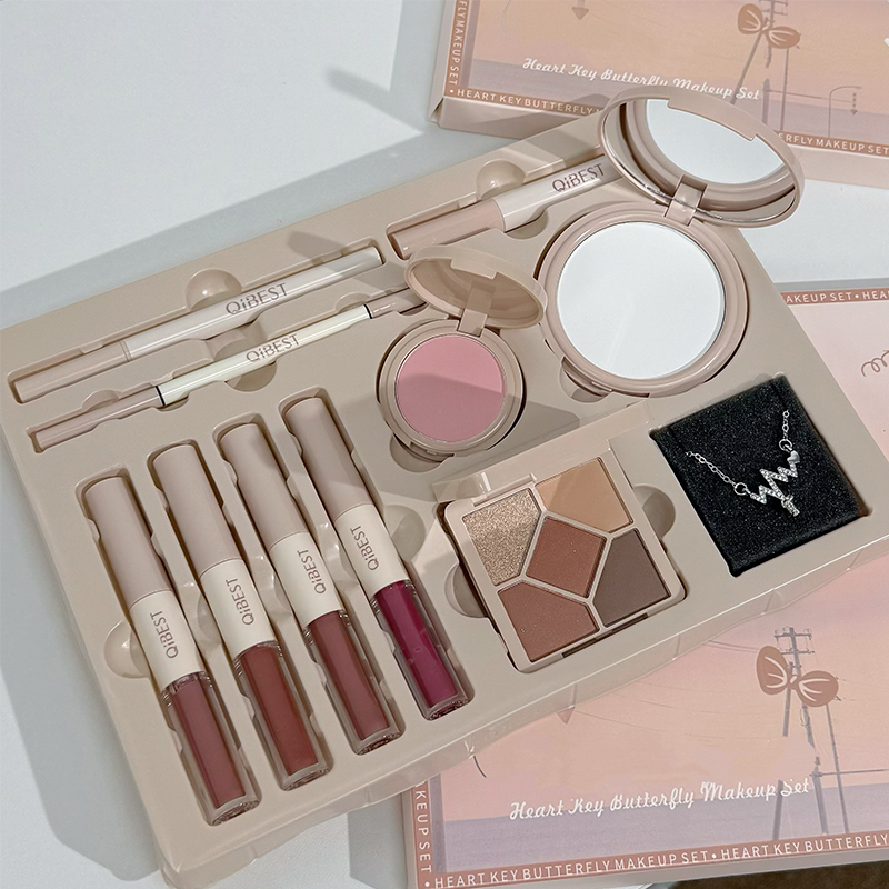 QIBEST 4 Farben Doppelkopf-Lip – Beauty Book Makeup Kit Bewertung und Preis