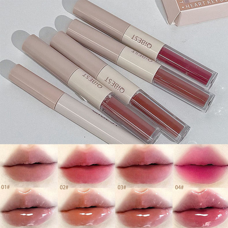 QIBEST 4 Farben Doppelkopf-Lip – Beauty Book Makeup Kit Bewertung und Preis
