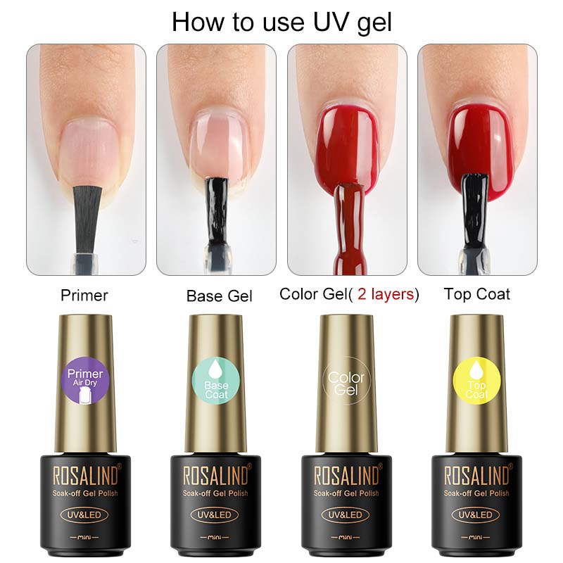ROSALIND Top Base Coat Nagelge – Nail Dehydrator Primer Bewertung und Preis