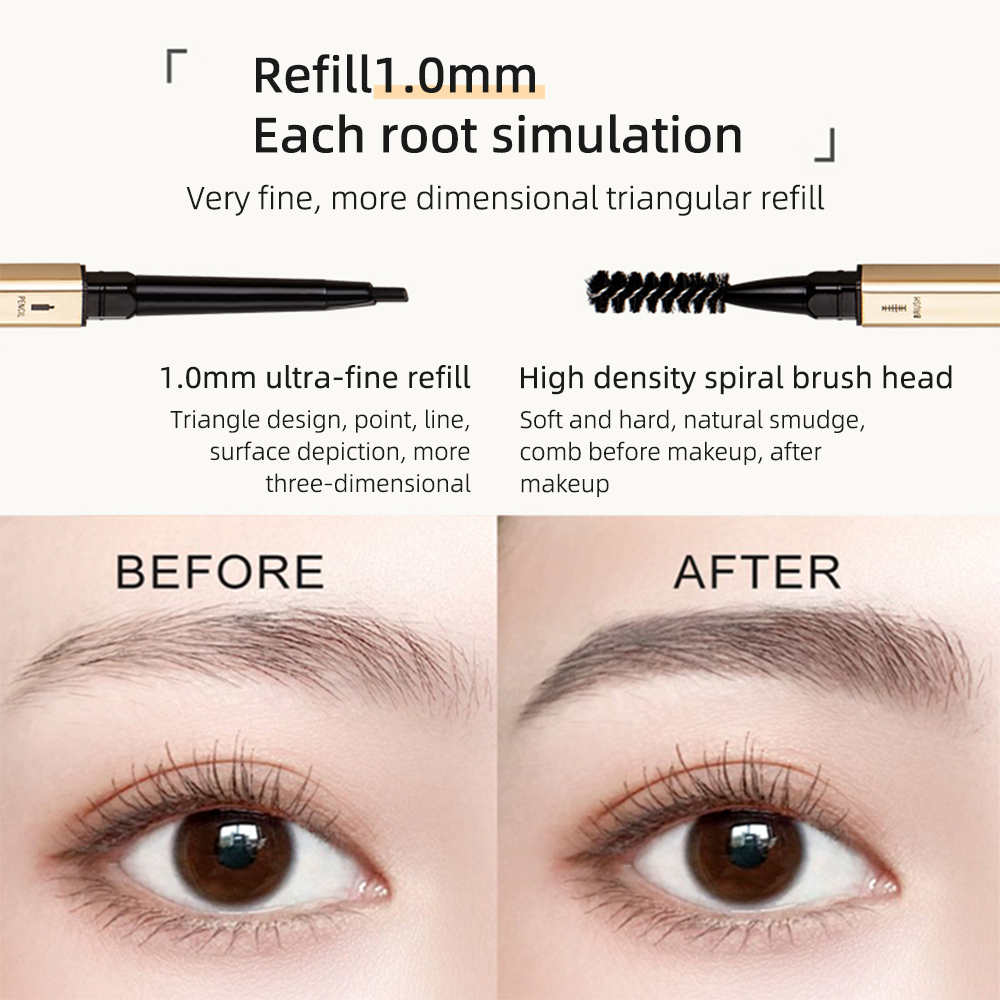 5-Farben-Augenbrauenstift, Mak – Eyebrow Pomade Pencil Bewertung und Preis