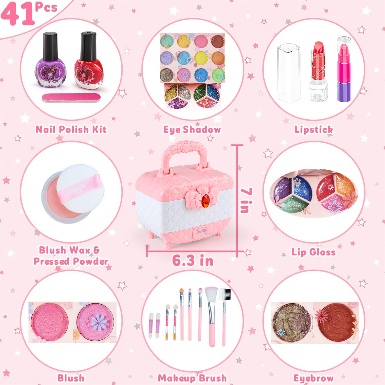 Kinder Make-up Spielzeug Kit f – Beauty Makeup Kit For Kids Bewertung und Preis