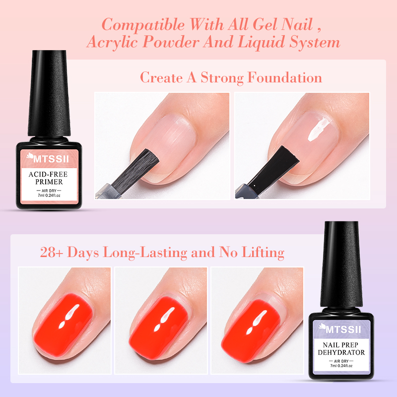 5-teiliges Nagelgel-Set Komple – Nail Dehydrator Primer Bewertung und Preis