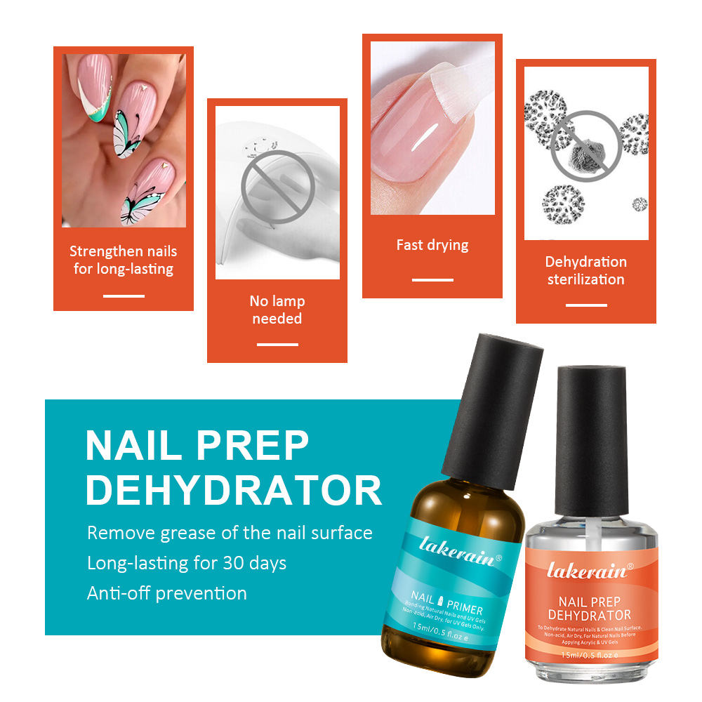 2Pcs 15ml Nail Prep Dehydrator – Nail Dehydrator Primer Bewertung und Preis