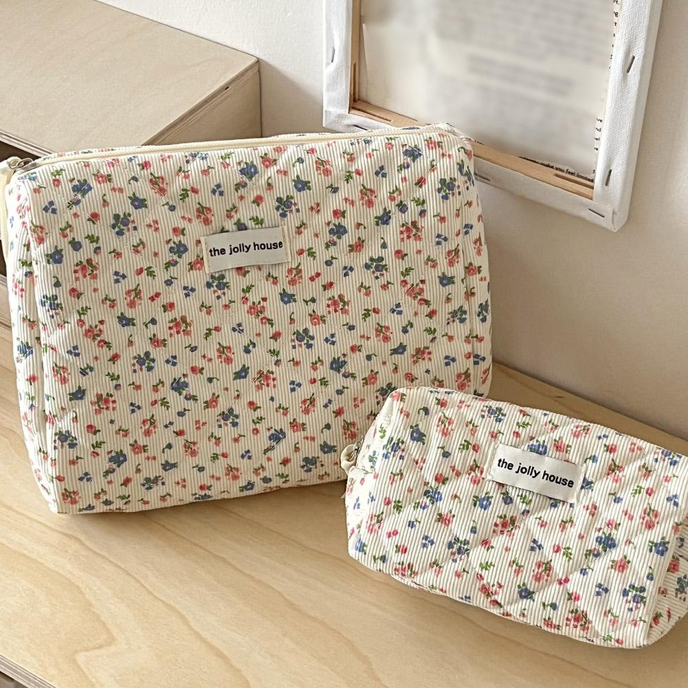 Vintage Blumenmuster Gesteppte – Beauty Preservation Makeup Bag Bewertung und Preis