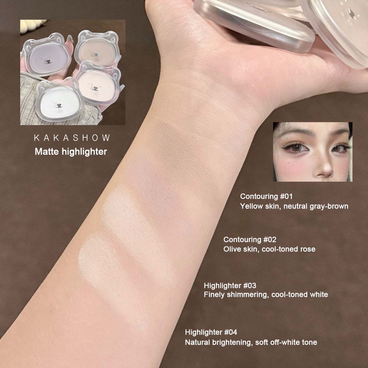 Kakashow Matte Highlighter Sil – Fenty Beauty Makeup Highlighter Bewertung und Preis