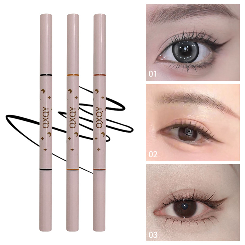 QXQY Doppelkopf-Eyeliner, Zwei – Beauty Makeup Brands Bewertung und Preis