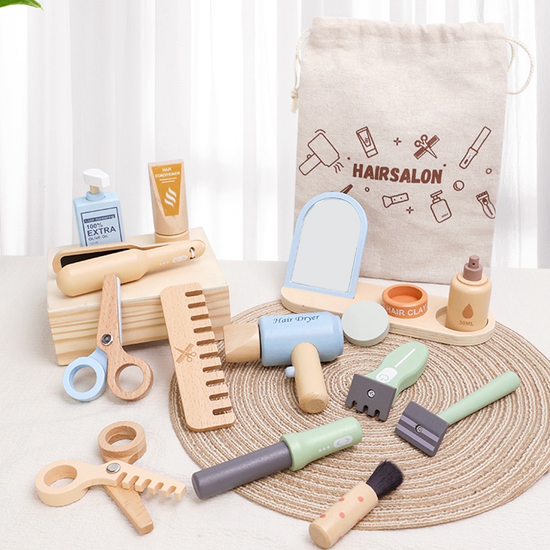 Holz Pretend Friseur Make-up W – Beauty Makeup Kit For Kids Bewertung und Preis